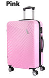 Letrend Women Korea Rolling Luggage Spinner Password Trolley Suitcase Wheels 20 Inch Carry On