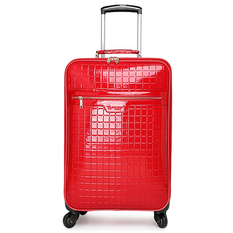 Red Luggage Married The Box Bride Box Suitcase Female Travel Trolley Luggage Bag,16 20 24Fashion