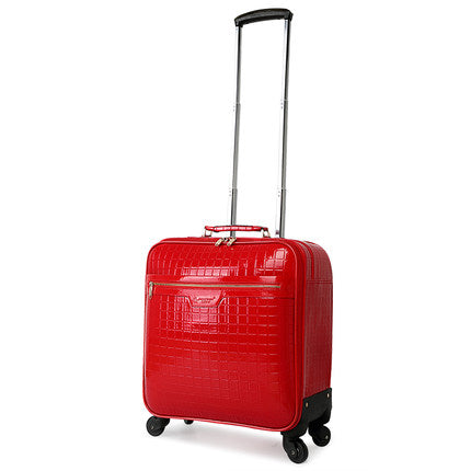 Red Luggage Married The Box Bride Box Suitcase Female Travel Trolley Luggage Bag,16 20 24Fashion
