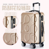 Travel Tale 20/24/28 Inches Abs Rolling Luggage New Personality Fashion Customs Lock Spinner