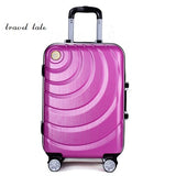 Travel Tale High Quality  3D, Simple, Fashionable  Pc  Rolling Luggage Spinner Brand Travel