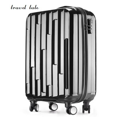 Travel Tale New High Quality 20/24/28 Inches Abs+Pc Rolling Luggage Fashion Customs Lock Spinner