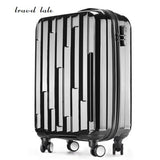 Travel Tale New High Quality 20/24/28 Inches Abs+Pc Rolling Luggage Fashion Customs Lock Spinner