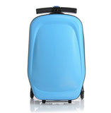 Letrend Fashion Skateboard Rolling Luggage Spinner Suitcases Wheels Men Business Trolley 20 Inch