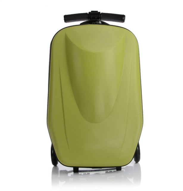 Letrend Scooter Trolley Case Rolling Luggage Spinner Men Business Travel Bag 20 Inch Carry On