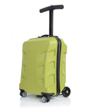 Letrend Creative Scooter Rolling Luggage Spinner Trolley Suitcases Wheels Men Business Carry On