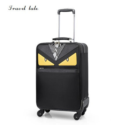 Travel Tale High Quality Fashion Little Monster 20/24 Size Oxford Rolling Luggage Spinner Brand