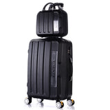 Wholesale!14 20Inches Abs Hardside Case Travel Luggage Sets On Universal Wheels,Male And Female