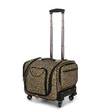 Letrend Oxford Crocodile Rolling Luggage Spinner Suitcases Wheel Cabin Travel Bag Women Cosmetic