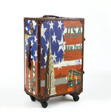 Travel Tale 14"16"20"22"24" Inches American Style Rolling Luggage America Travel Vintage Suitcases