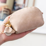 Women Leather Small Mini Wallet  Holder Zip Coin Purse Clutch Handbag