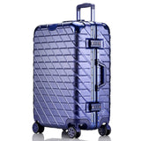 Letrend New Fashion 29 Inch Aluminium Frame Rolling Luggage Trolley Password Box 20' Boarding