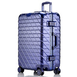 Letrend New Fashion 29 Inch Aluminium Frame Rolling Luggage Trolley Password Box 20' Boarding