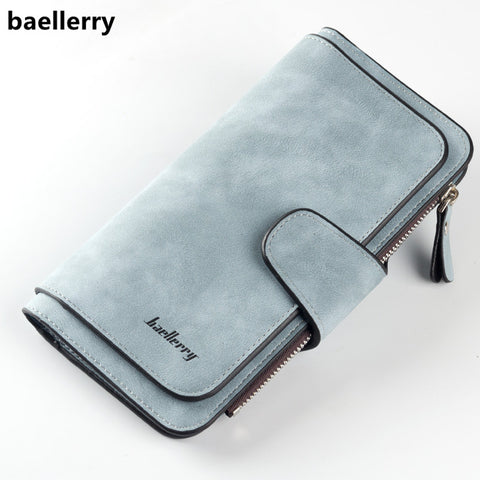 Baellerry Brand Wallet Women Scrub Leather Lady Purses High Quality Ladies Clutch Wallet Long