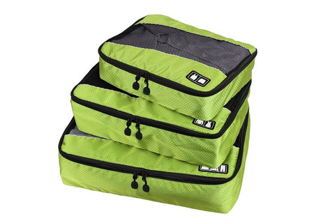 Bagsmart Travel Accessories Bag 3 Pcs/Set Packing Cubes Polyester Bags For Clothes Luggage