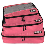 BAGSMART Travel Accessories Bag 3 Pcs/Set Packing Cubes Polyester Bags For Clothes Luggage