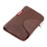 Kudian Bear Genuine Leather Business Cards Holder Credit Card Cover Bags Hasp Card Organizer Bags