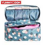 Travel Women'S Bra Storage Bags Lady Cosmetic Makeup Cloth Underwear Organization Weekend Overnight