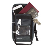 Bagsmart Rfid Passport Holder Cover Nylon Id Card Travel Neck Pouch Ticket Pouch Packages