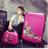Brand 20 Inch 24 Inch Rolling Luggage Case Spinner Case Trolley Suitcase Women Travel Luggage