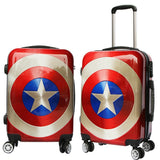 Cartoon Travel Rolling Luggage Spinner Wheels Kids Suitcase Carry On 20" 24" Inch Business Airplane