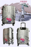 Cartoon Travel Rolling Luggage Spinner Wheels Kids Suitcase Carry On 20" 24" Inch Business Airplane
