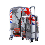 Cartoon Travel Rolling Luggage Spinner Wheels Kids Suitcase Carry On 20" 24" Inch Business Airplane