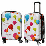 Cartoon Travel Rolling Luggage Spinner Wheels Kids Suitcase Carry On 20" 24" Inch Business Airplane
