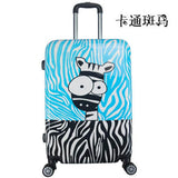 Cartoon Travel Rolling Luggage Spinner Wheels Kids Suitcase Carry On 20" 24" Inch Business Airplane
