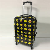 Cartoon Travel Rolling Luggage Spinner Wheels Kids Suitcase Carry On 20" 24" Inch Business Airplane