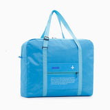 Fashion Waterproof Travel Bag Large Capacity Journey Duffle Women Nylon Folding Bag Unisex Men
