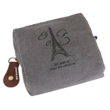 Retro Classic Canvas Tower  Wallet Card Key Coin Purse Bag Pouch Case For Women Girl