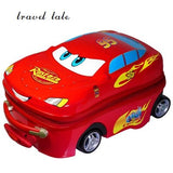 Travel Tale 100% Pc 18 Inch Rolling Luggage Spinner Easily Cartoon Car Luggage Can Sit Suitable For