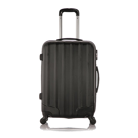 Fggs-4 Wheels Trolley Suitcase Black 20-Inch