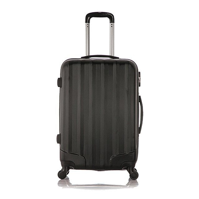 Fggs-4 Wheels Trolley Suitcase Black 20-Inch