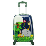 Letrend Cute Animals Rolling Luggage Set Spinner Kids Children Cartton School Backpack Trolley