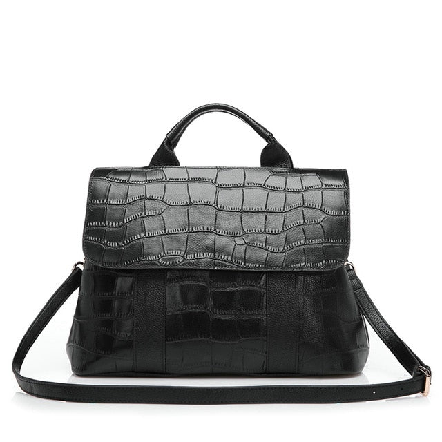 Qiaobao Authentic Women Crocodile Bag 100% Genuine Leather Women Handbag Hot Selling Tote Women Bag