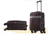 New Vintage Luggage Travel Trolley Suitcase Bag Women Man Oxford Waterproof Business Rolling Bags