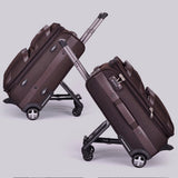 High Quality 20" 24" 28" Black/Brown Vintage Trolley Luggage,Pull Box,Male And Female Tsa Travel