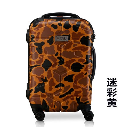 Personality Wear-Resisting  Ilitary Style 20/24/28 Inch Abs High Quality Rolling Luggage Spinner