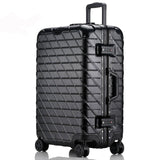 20 24 26 29 Inches Trolley Suitcase Aluminum Rolling Luggage With Tsa Lock Large Capacity Mala De