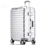 20 24 26 29 Inches Trolley Suitcase Aluminum Rolling Luggage With Tsa Lock Large Capacity Mala De