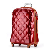 Travel Tale Fashion 3D Grid 20/24/28 Inch Size Pc Rolling Luggage Spinner Brand Travel Suitcase