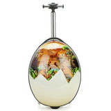 Lovely, Cartoon 3D Egg Abs+Pc 16 Inch Size Rolling Luggage Spinner Children'S Travel Suitcase