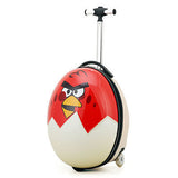 Lovely, Cartoon 3D Egg Abs+Pc 16 Inch Size Rolling Luggage Spinner Children'S Travel Suitcase