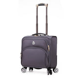 Male Universal Wheels Trolley Luggage 18 Business Casual Oxford Fabric Travel Bag Women'S Fashion