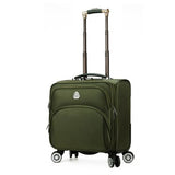 Male Universal Wheels Trolley Luggage 18 Business Casual Oxford Fabric Travel Bag Women'S Fashion