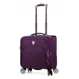 Male Universal Wheels Trolley Luggage 18 Business Casual Oxford Fabric Travel Bag Women'S Fashion