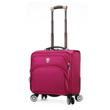Male Universal Wheels Trolley Luggage 18 Business Casual Oxford Fabric Travel Bag Women'S Fashion