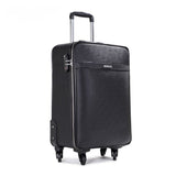 Vintage First Layer Of Cowhide Universal Wheels Trolley Luggage Travel Bag Genuine Leather Bag 20